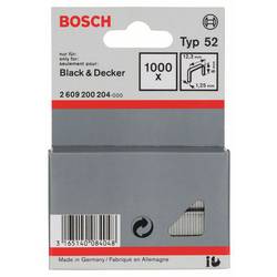 Sponky do sponkovačky z plochého drátu, typ 52 - 12,3 x 1,25 x 6 mm 1000 ks Bosch Accessories 2609200204 Rozměry (d x š) 6 mm x 12.3 mm