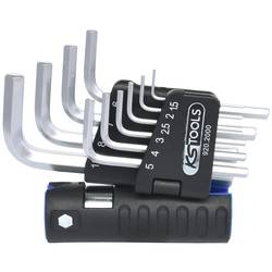 KS Tools 920.2000 inbus sada klíčů 1.5 mm, 2 mm, 2.5 mm, 3 mm, 4 mm, 5 mm, 6 mm, 7 mm, 8 mm, 10 mm 10dílná