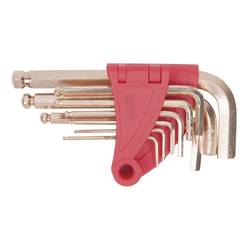 KS Tools 963.1518 inbus sada klíčů 1.5 mm, 2 mm, 2.5 mm, 3 mm, 4 mm, 5 mm, 6 mm, 8 mm, 10 mm 9dílná