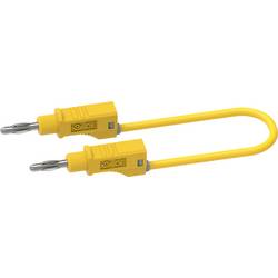 Electro PJP 2112-CD1-100J měřicí kabel banánková zástrčka 4 mm 100 cm žlutá 1 ks