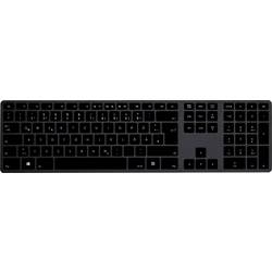 Matias FK418PCDCBB-DE Wireless USB-C® Aluminum Keyboard bezdrátový klávesnice německá, QWERTZ černá