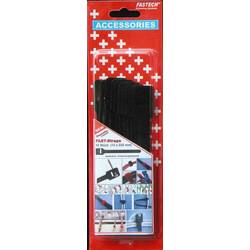 FASTECH® 894-008 kabelový manažer na suchý zip, k našroubování, háčková a flaušová část, (d x š) 225 mm x 13 mm, černá, 10 ks