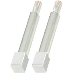 Adaptér pro 4 zástrčky, 10 mm, sada 2 ks, chromovaný KS Tools 450.0187