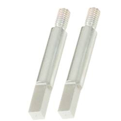 Adaptér pro 4 zástrčky, 6 mm, sada 2 ks, chromovaný KS Tools 450.0185