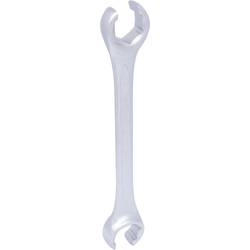 KS Tools 517.0269 Otevřený oboustranný očkový klíč, zahnutý, 30 x 32 mm