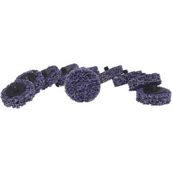 KS Tools 515.5086 Náhradní brusné kotouče, Ø 50 mm, kolečko, fialová, sada 10 kusů