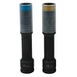 Sada nástrčných hlavic SlimPower Impact, extra dlouhá, 2 ks, 1/2, 17+19 mm KS Tools 515.0621