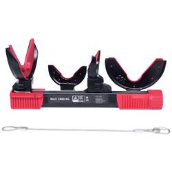 KS Tools 500.8625 Sada pružinových stahováků, 6 ks, max. Zatížení 1800 kg