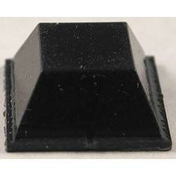 Hammond Electronics 1421T3 samolepicí, kulatá černá (Ø x v) 12.7 mm x 5.8 mm 24 ks