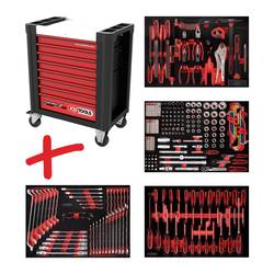 KS Tools 8104241 dílenský vozík Barva: černá, červená