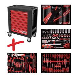 KS Tools NEW-63144 dílenský vozík Barva: černá, červená