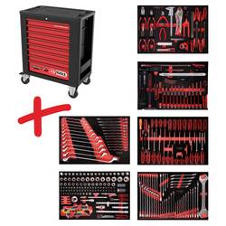 KS Tools NEW-63150 dílenský vozík Barva: černá, červená