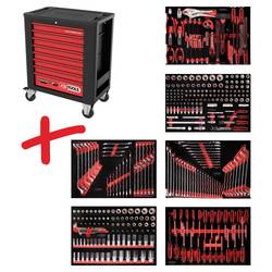 KS Tools 8156366 dílenský vozík Barva: černá, červená