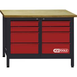 KS Tools 8650007 Pracovní stůl s 8 zásuvkami, H840 x B1200 x T600mm (š x v x h) 1200 x 840 x 600 mm