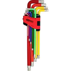 KS Tools 151.4500 RIBE sada klíčů 4 mm, 5 mm, 6 mm, 8 mm, 10 mm, 12 mm, 14 mm, 16 mm, 18 mm 9dílná