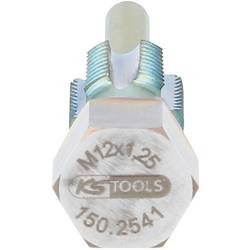 KS Tools 150.2541 univerzální prořezávač závitů M12 x 1.25 Speciální nástrojová ocel 1 ks