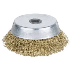 KS Tools Hrncový kartáč BROZEplus, cínový drát, zvlněný, Ø 85 mm 9639597 1 ks