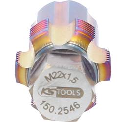 KS Tools 150.2546 univerzální prořezávač závitů M22 x 1.5 Speciální nástrojová ocel 1 ks