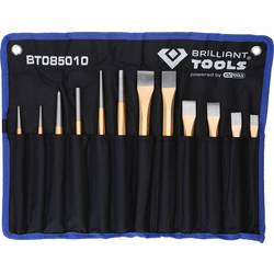 Brilliant Tools Sada dlát a vytloukačů, 12 ks BT085010