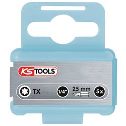 KS Tools 910.2312 9102312 bit Torx T 10 Ušlechtilá ocel V2A nerezové C 6.3 5 ks