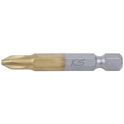 KS Tools 911.2646 9112646 křížový bit PH 3 speciální ocel Potaženo titanem C 6.3 1 ks