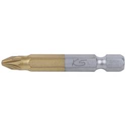 KS Tools 911.3642 9113642 křížový bit PZ 1 speciální ocel Potaženo titanem C 6.3 5 ks