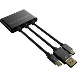 Roline Mini-DisplayPort / HDMI kabelový adaptér Mini DisplayPort konektory, Zásuvka HDMI-A 0.15 m černá 12.03.3139 Kabel DisplayPort