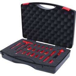 Sada nástrčných klíčů 1/4 s izolovanými nástroji, 22 ks KS Tools NEW-46695