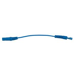 KS Tools 150.0954 propojovací kabel zásuvka 4 mm - zásuvka 4 mm modrá 1 ks
