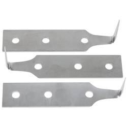 Sada černých čepelí z nerezové oceli, délka čepele 38 mm, 3 ks KS Tools 140.2357