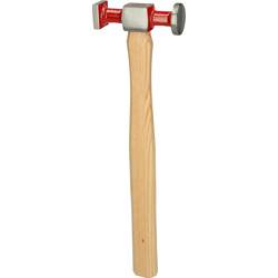 KS Tools 140.2135 Standardní kladivo karoserie, kulaté, hranaté, vyklenuté, 325 mm