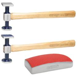 KS Tools 140.2125 Sada výkubů karoserie, 3 ks
