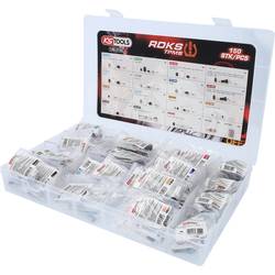 KS Tools 149.0100 Servisní sortiment RDKS / TPMS pro systémy měření tlaku v pneumatikách, 150 ks