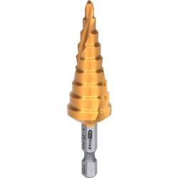 KS Tools 3302385 HSS TIN-TIP stupňovitý vrták 4 - 20 mm 1 ks