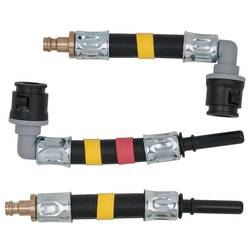 KS Tools 150.1865 Sada adaptérů SAE, 3 ks, 8 x 30 mm, žlutá