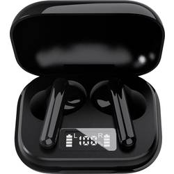Denver TWE-38 špuntová sluchátka (In Ear) Bluetooth® černá Indikátor nabití sportovní