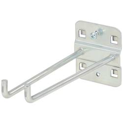 KS Tools 8600819 Dvojitý držák nářadí se svislým háčkem, Ø 6 mm, 150 mm (Ø x d) 6 mm x 150 mm 1 ks