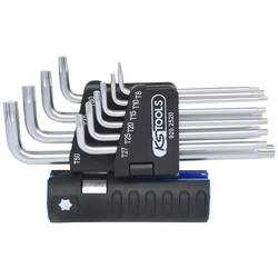 KS Tools 920.2520 TX sada klíčů T 8, T 10, T 15, T 20, T 25, T 27, T 30, T 40, T 45, T 50 10dílná
