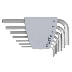 KS Tools 964.0315 inbus sada klíčů 1.5 mm, 2 mm, 2.5 mm, 3 mm, 4 mm, 5 mm, 6 mm 7dílná
