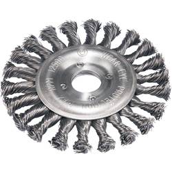 KS Tools 340.0046 Nerezový kartáč s ocelového drátu 0,5 mm, Ø 115 mm