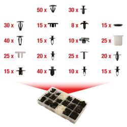 KS Tools 420.0550 Sada upevňovacích klipů pro Nissan, 408 ks