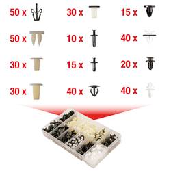 KS Tools 420.0500 Sada upevňovacích klipů pro Mitsubishi, 370 ks