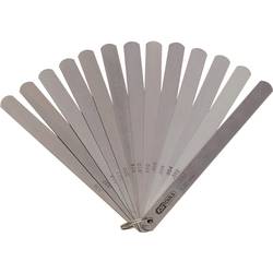 KS Tools 300.0614 Pístové spirálky, 8 listů, 0,05 - 0,5 mm, dlouhé 150 mm