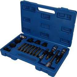 Brilliant Tools BT571020 Sada bitů a nástrčných klíčů pro alternátoru, 18 ks