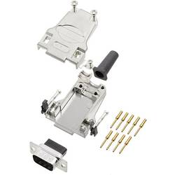 encitech DTZF09-DBCP-K 6355-0048-01 sada D-SUB kolíkové lišty 180 ° Pólů: 9 krimpované 1 ks