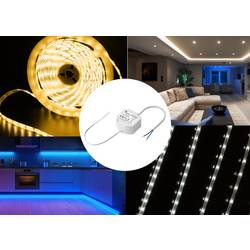 TRU COMPONENTS TC-YCL12-1201000(Round shape) napájecí zdroj pro LED konstantní napětí 12 W 1.0 A 12 V/DC bez možnosti stmívání, montáž na nehořlavém povrchu 1