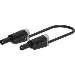 Electro PJP 2714-IEC-CD1-100N měřicí kabel zásuvkový konektor 4 mm, banánková zástrčka 100 cm černá 1 ks