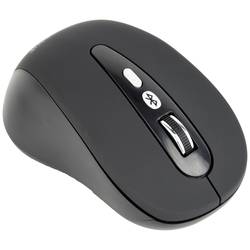 Gembird optická myš, přenos Bluetooth®, 6 tlačítko, 800 dpi, 1600 dpi, černá