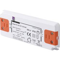 TRU COMPONENTS TC-YSL12F-1201000 napájecí zdroj pro LED konstantní napětí 12 W 1.0 A 12 V/DC schválení nábytku , přepětí , montáž na nehořlavém povrchu 1 ks