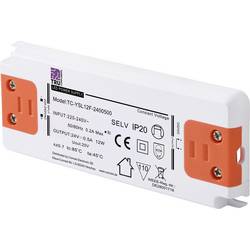 TRU COMPONENTS TC-YSL12F-2400500 napájecí zdroj pro LED konstantní napětí 12 W 0.5 A 24 V/DC schválení nábytku , přepětí , montáž na nehořlavém povrchu 1 ks